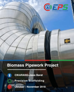Jasa scaffolding untuk projek biomass pipework