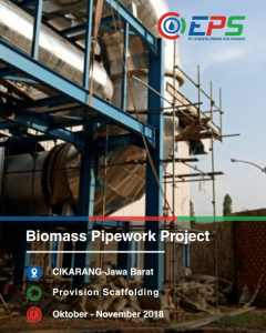 Jasa scaffolding untuk projek biomass pipework