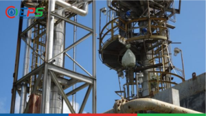 Pemasangan kembali peredam panas column shell dan pembersihan, sand blasting ulang dan pengecetan ulang