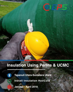 Pemasangan peredam panas/dingin dengan material perlite dan ucmc