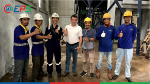 Pemasangan scaffolding dan insulasi boiler