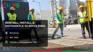Scaffolding services including rentall, install and dismantle