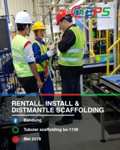 Scaffolding services including rentall, install and dismantle