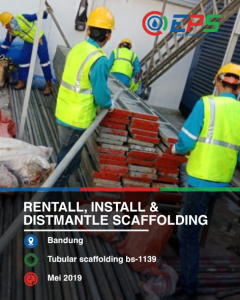 Scaffolding services including rentall, install and dismantle