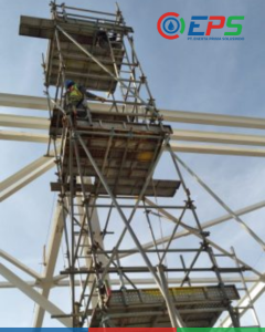 Menyediakan dan memasang scaffolding untuk bangunan packing
