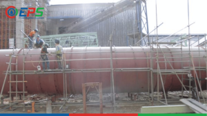 Menyediakan dan memasang material peredam panas/dingin untuk proyek peningkatan kapasitas